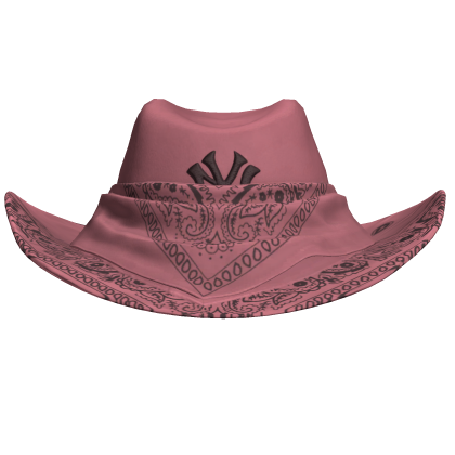 Red NYC Bandana Cowboy Hat