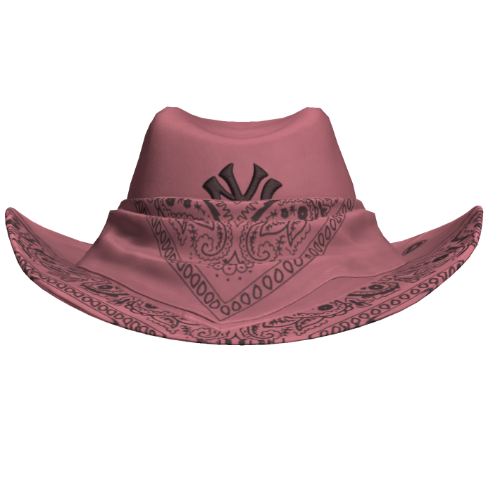 Red NYC Bandana Cowboy Hat