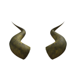 Gold Stained Back Horns