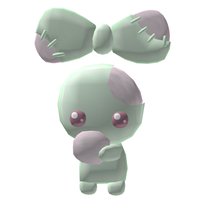 ︵‧˚♡ cutest zombie hairclip Roblox item
