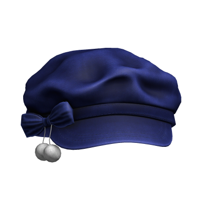 Cute Soft Fluffy Beret Cap (Blue)