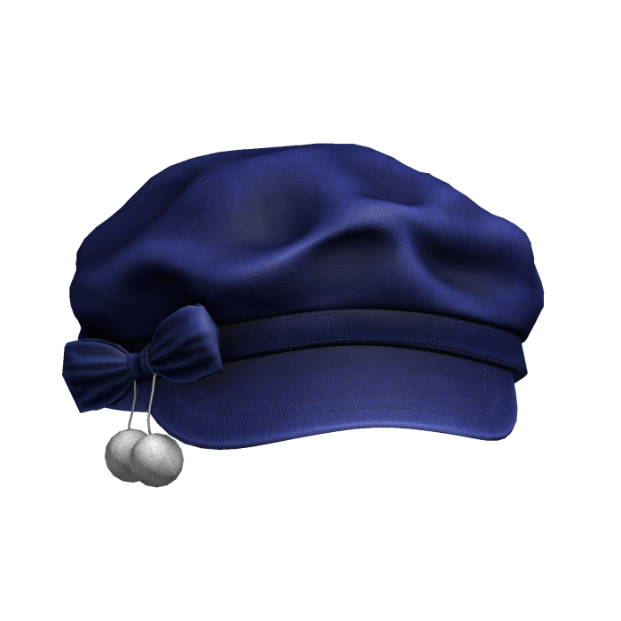 Cute Soft Fluffy Beret Cap (Blue)