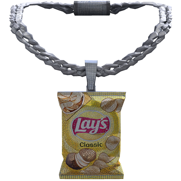 Iced Out Lays Classic Potato Chips Chain 1.0