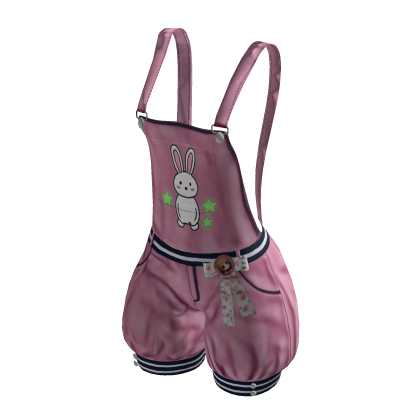 💥Preppy Pink Easter Overalls💥 thumbnail