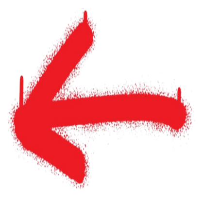 red graffiti arrow 2 Roblox decal