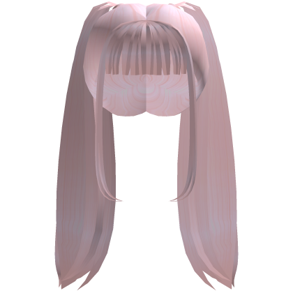 Cute Pink Bunny Pigtails Hair Roblox item