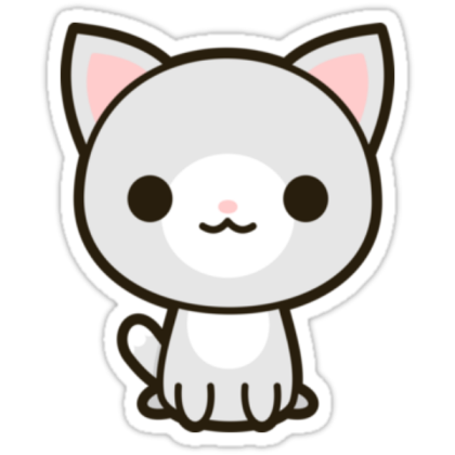 Kawaii Pixel Cat Roblox decal