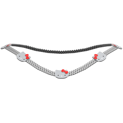 Silver kitty rolex chain necklace [3.0]