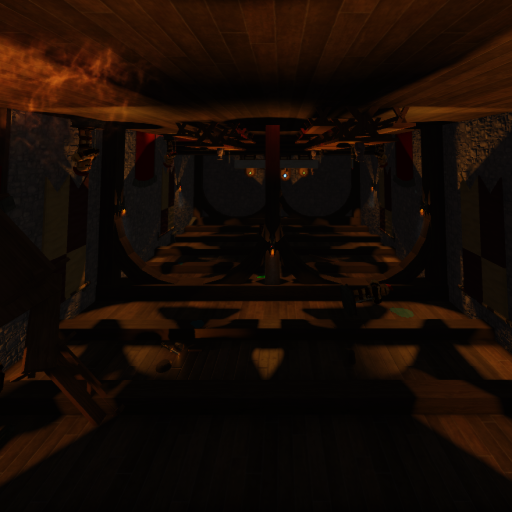 Poseidon Adventure but a castle!