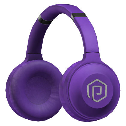 plus logo wireless headphones purple