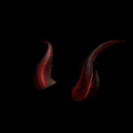 red iron horns