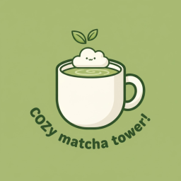 COZY matcha tower!