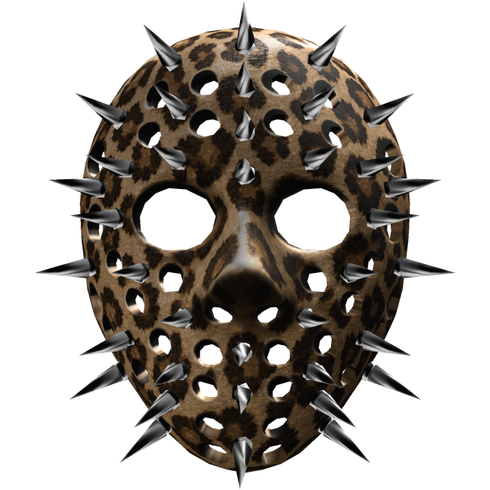 LIMITED 2000s Spiked Halloween Hockey Mask