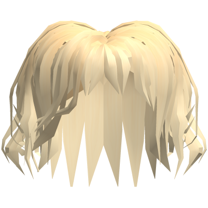 Blonde Wet Short Grunge Hair Roblox item