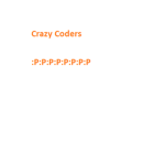 Crazy Coders (Developers)