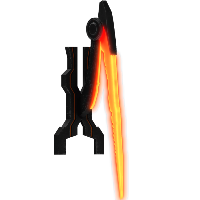 [Glowing] Cyberpunk arm blade