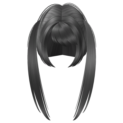 ♡ : egl grey long jirai kei pigtails Roblox item