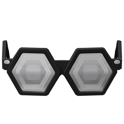 (NEW) White Sparkling Robux Shades (ADDON) Roblox item