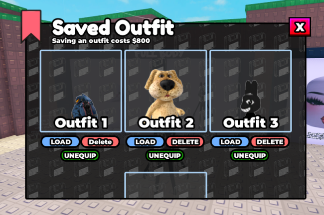 Infinity Save Outfit