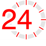 24 HOURS!