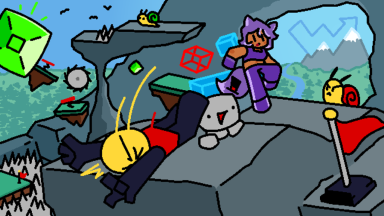 Roblox game thumbnail: Wavedash