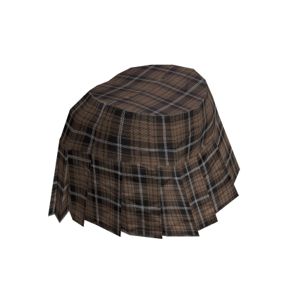 🤎 Y2K Plaid Mini Skirt Brown thumbnail
