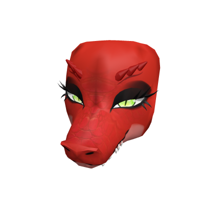 Red Scalie Head [Animated Eyes] Roblox item