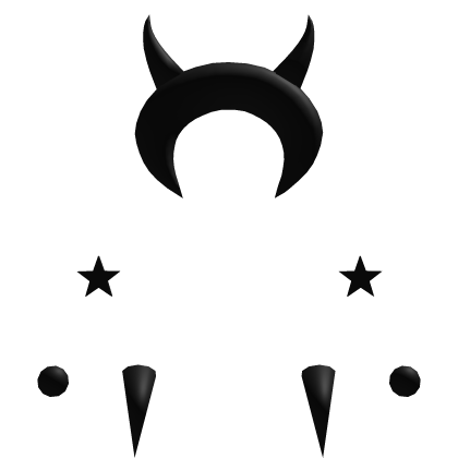 Y2K Horns Black Piercing Set Roblox item