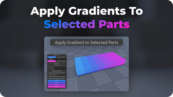Gradient Tools - Add Clean Gradients to Parts & UI preview 2