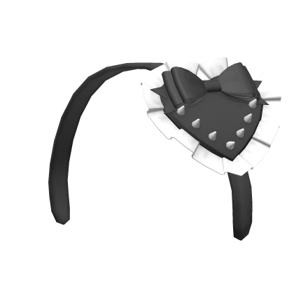 ♡ : b/w love heart cake headdress | Roblox Item - Rolimon's