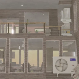 Modern House with Air conditioners V.1 icon