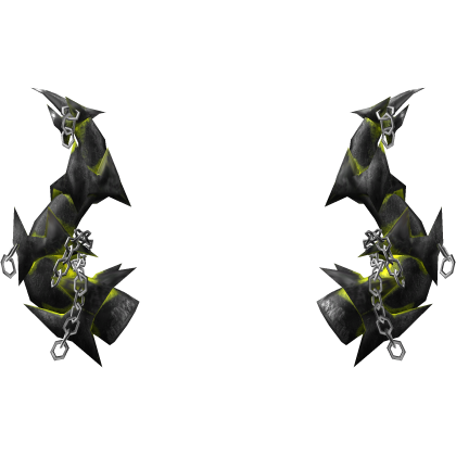 Yellow Chained Black Horns