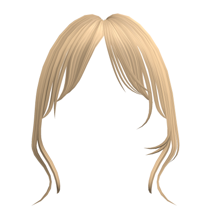Blonde Butterfly Bangs