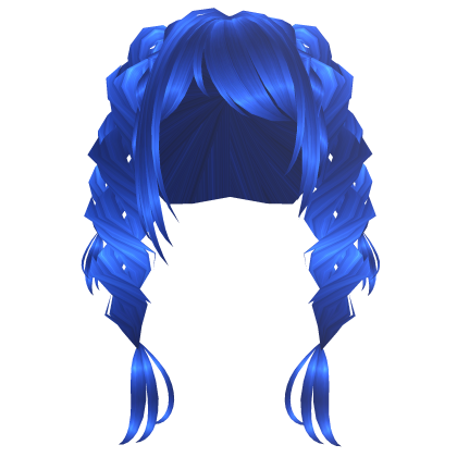 Blissful Glow Braids Trendy Hair (Blue Ocean) Roblox item