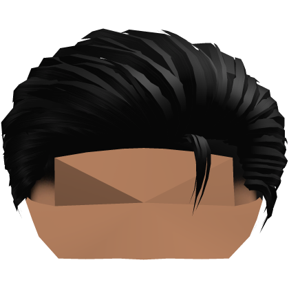 Black Slickback w/ Taper Fade 