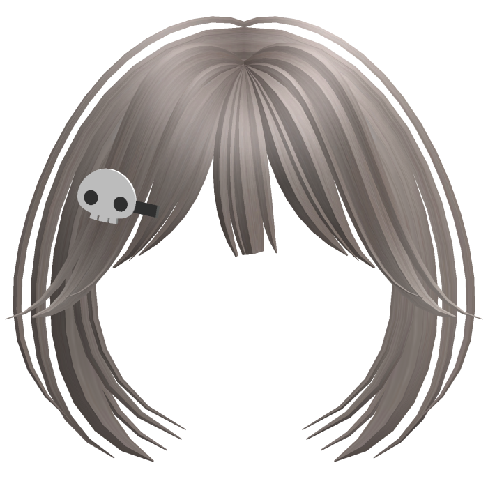 Ash Bangs with Skull Clip