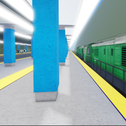 push people in a train station (OUTSIDE VERSION!)