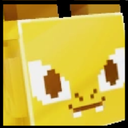 Golden Huge Pixel Demon Roblox decal