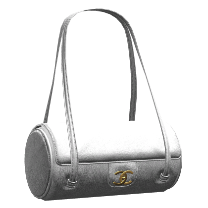 White CC Designer Bag 