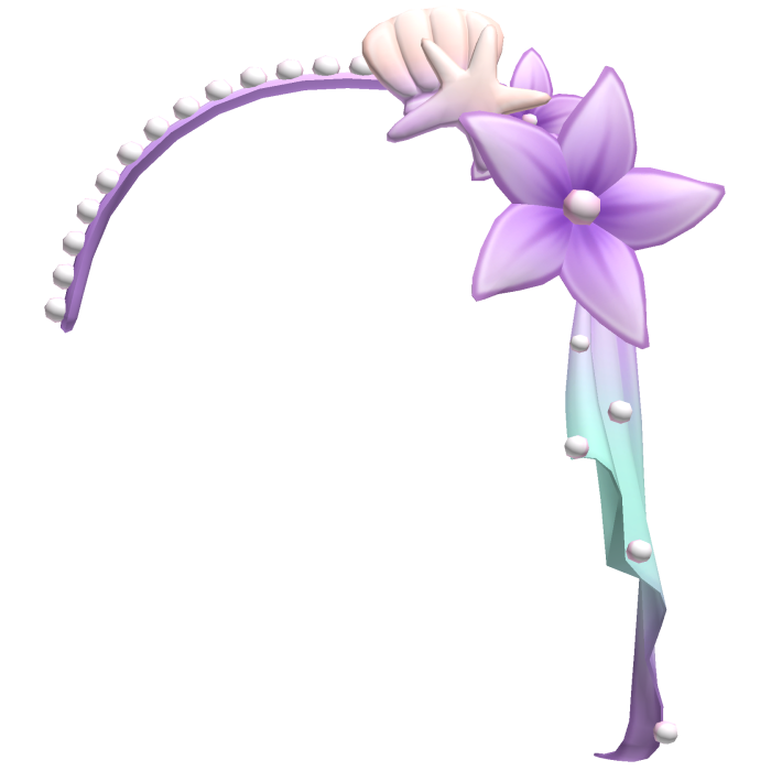 . ‿ ♡ cute purple ombre tropical headband ⊹ . ୨୧