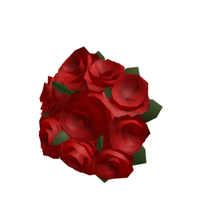(Right) Holdable Red Flower Bouquet