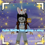 Cyan Waffles fan group + shop