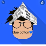 blue cotton