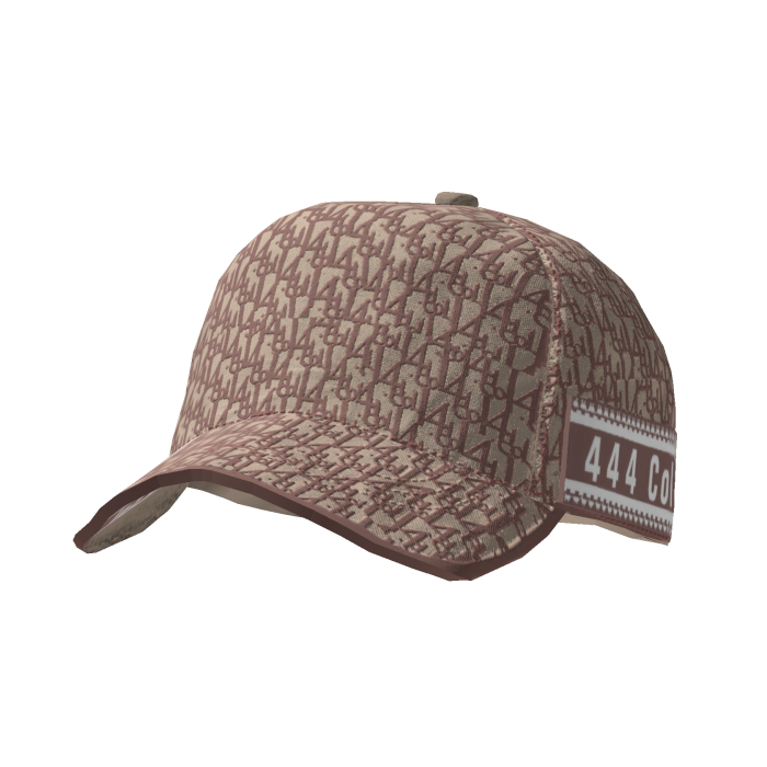 Gorra Oblique De Diseñador Pink