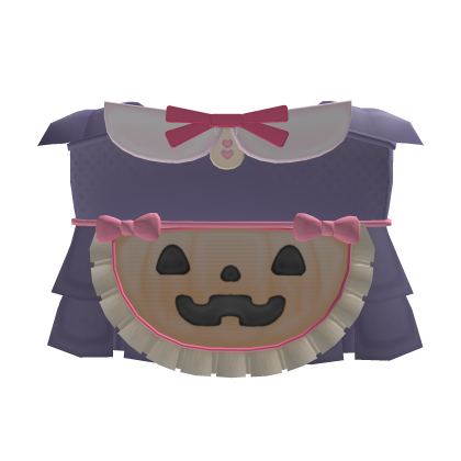 ꒰♡꒱ cutely scary halloween pumpkin maid dress ꒰♡꒱