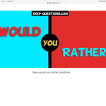 Would u rather QandA