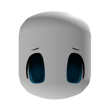 kawaii blue gloomy moe face Roblox item