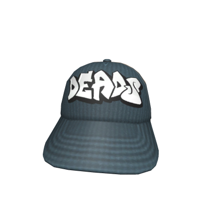 Darkblue&Beige Y2K Deads cap Roblox item