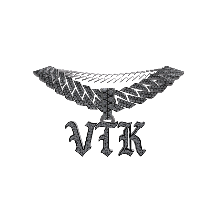 White diamond VTK chain