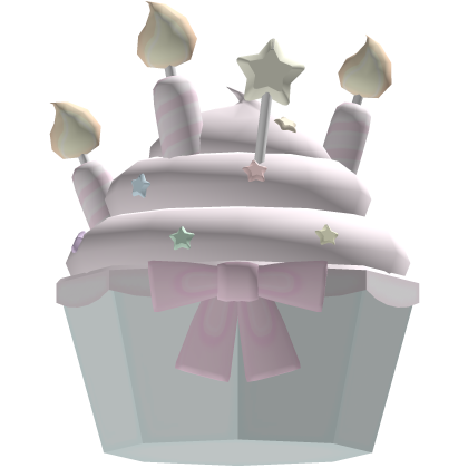 𖹭 adorable birthday star sprinkle cupcake  